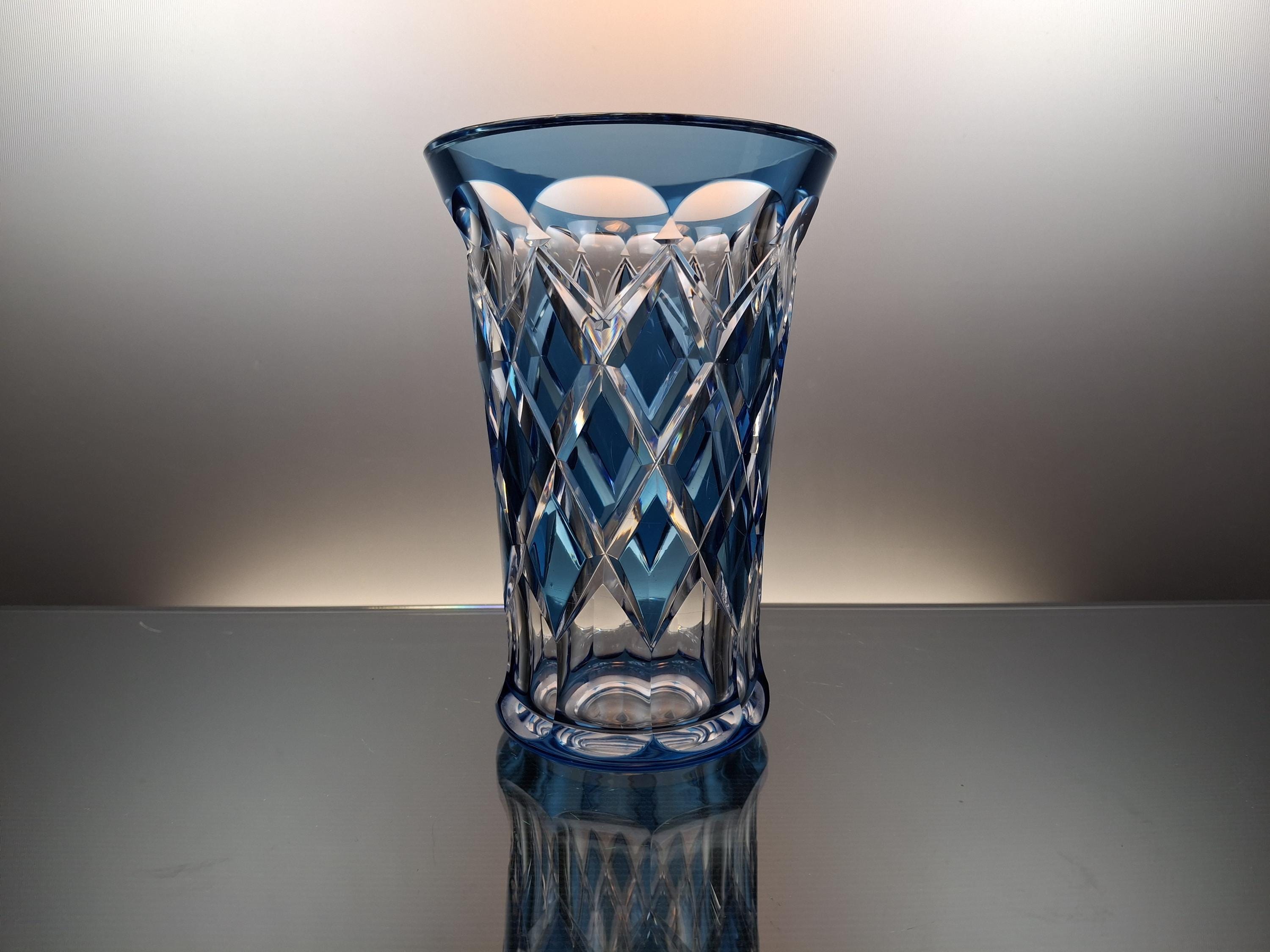 Val Saint Lambert Blue - Etsy