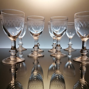 Antique port glass