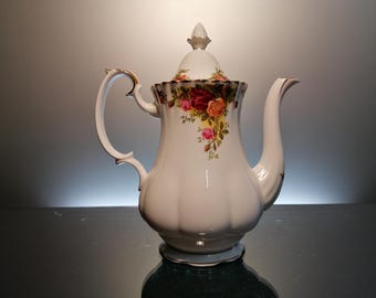 ロイヤルアルバート オールドカントリーローズ コーヒーポット - 大型