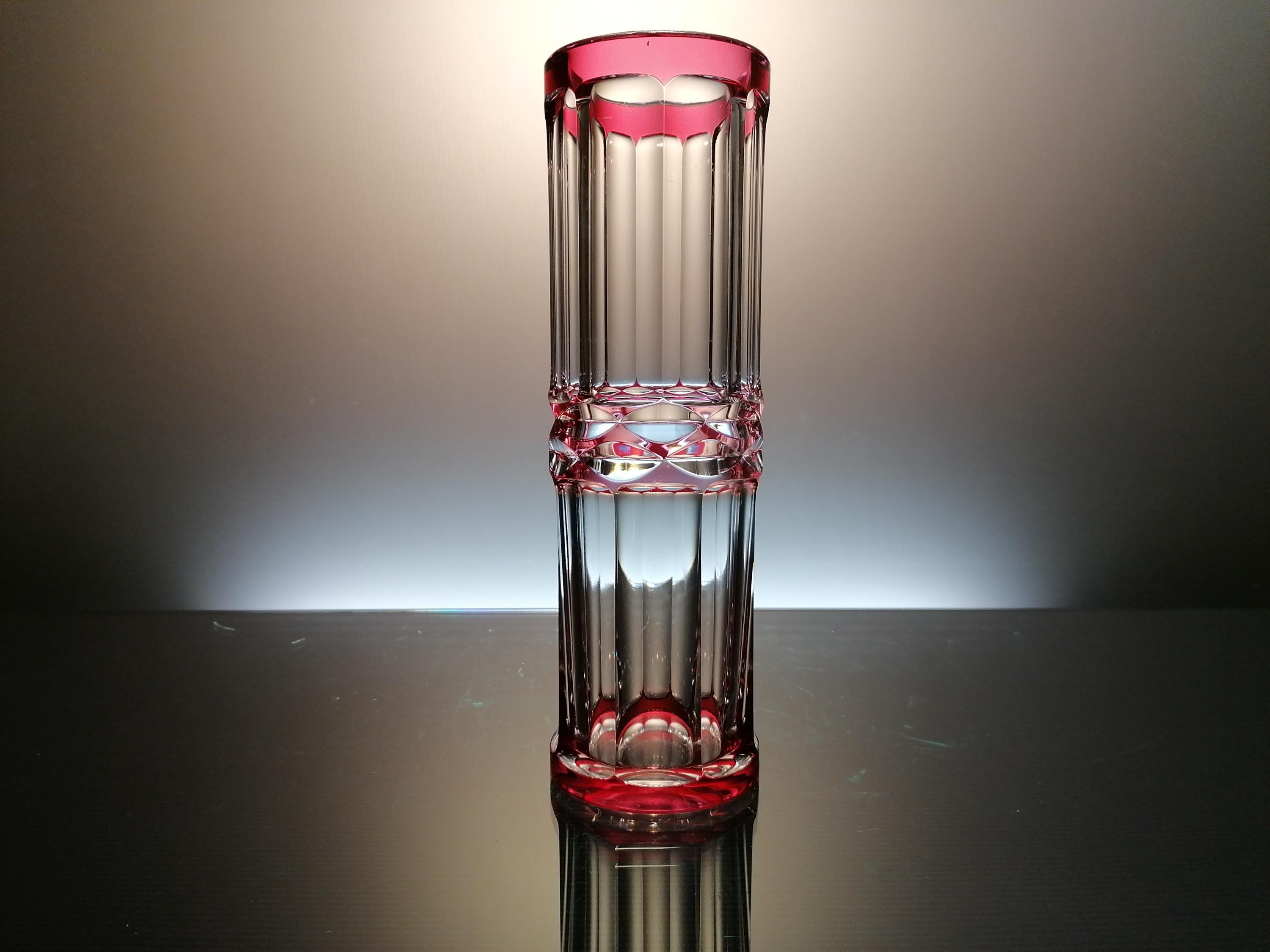 Val Saint Lambert Red Vase - Etsy