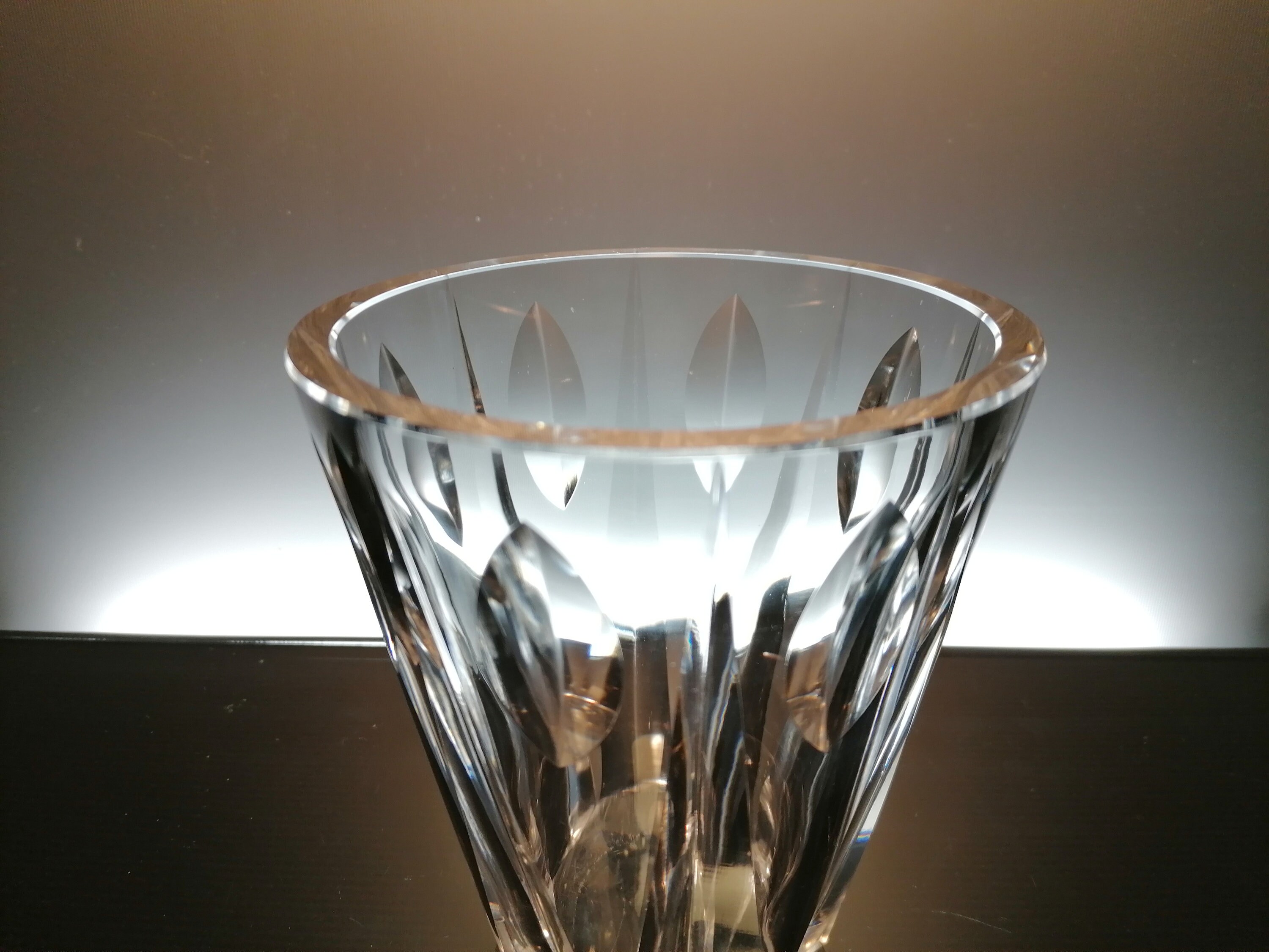 フランス製クリアクリスタル花瓶「サンルイ」 - Etsy 日本