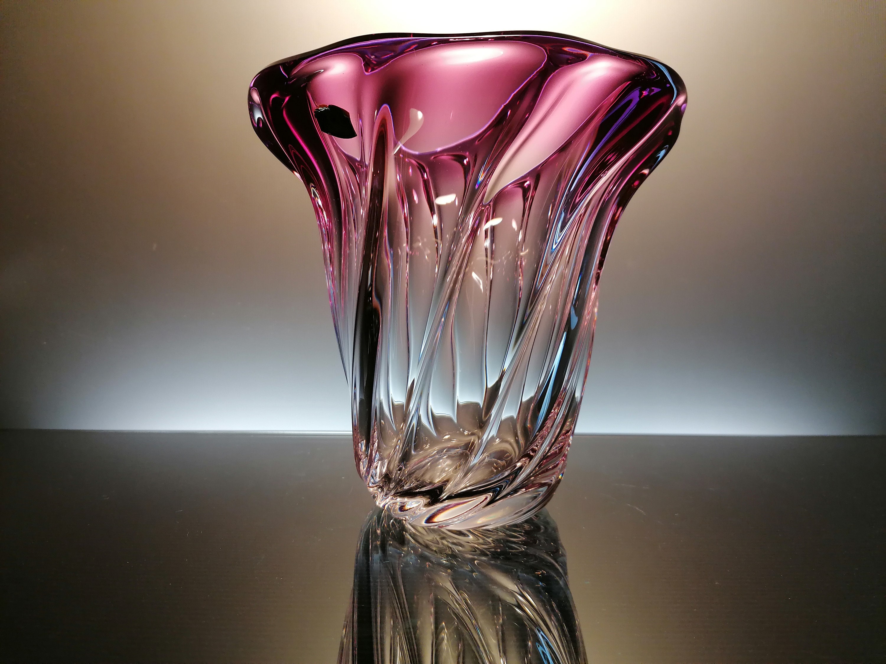 Val St Lambert Vase - Etsy Canada