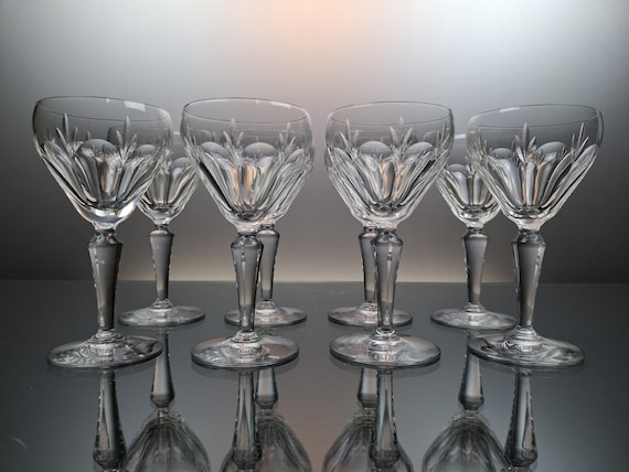 【Crystal♡さま専用】 60×60 鏡　フランスプリマベラ 8 Belgian Crystal Port Glasses “val Saint Lambert” - Etsy