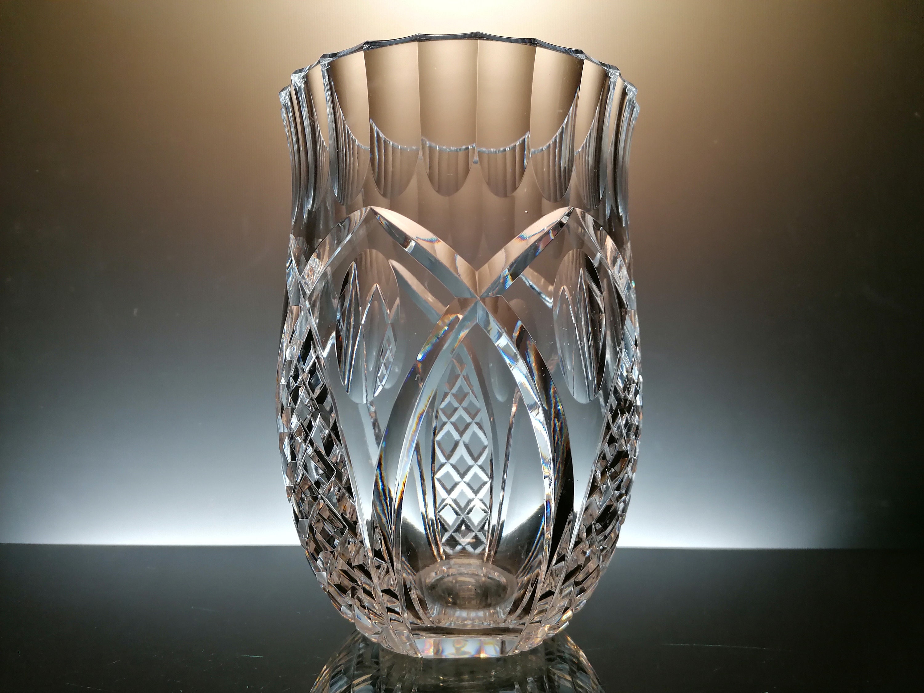 ヴァルサンランベール 花瓶 ヴァル・サン・ランベール クリアクリスタル花瓶 - Etsy 日本