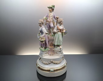 German antique porcelain sculpture "Volkstedt"