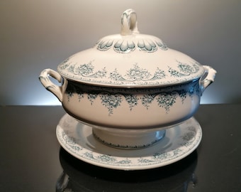 Old Porcelain Plate Boch Freres Keramis - Etsy