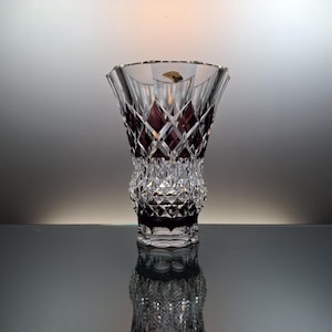 Val Saint Lambert art deco crystal vase “lesbos”