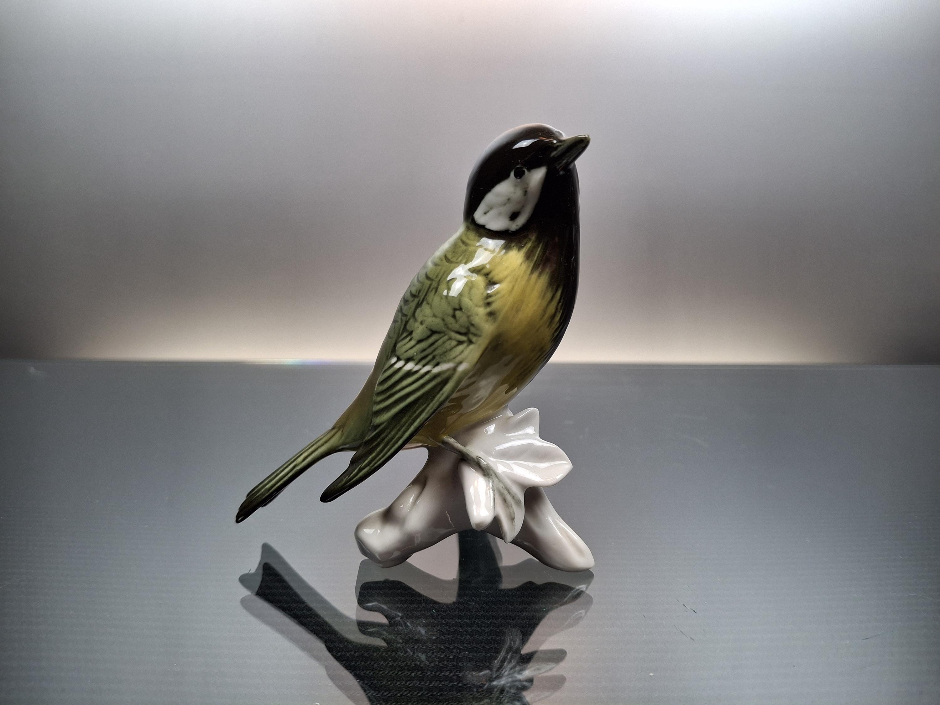 Figurine De Chien Goebel - Oiseau à Queue Rouge - 9 Cm - Bon état