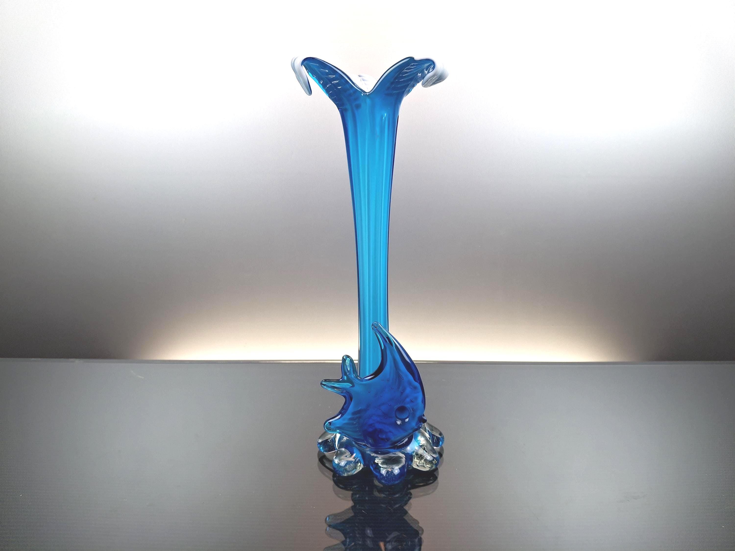 イタリアのヴィンテージアートクリスタル花瓶「ムラーノ」 - Etsy 日本