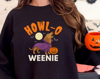 Halloweenie Shirt Dachshund Sweatshirt Dachshund Sweater Dachshund Halloween Daschund Shirt Dachshund Clothes Dachsund Shirt Dachshund Shirt