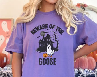 Halloween Goose Shirt Goose Halloween Shirt Halloween Goose Goose Shirt Goose Lover Shirt Sarcastic Goose Tee Halloween Clothes Funny Goose