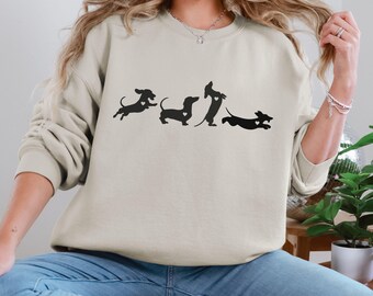Dachshund Sweatshirt Dachshund Shirt Weiner Dog Dachshund Sweater Weiner Dog Gifts Dachshund Clothes Daschund Gifts Womensclothing