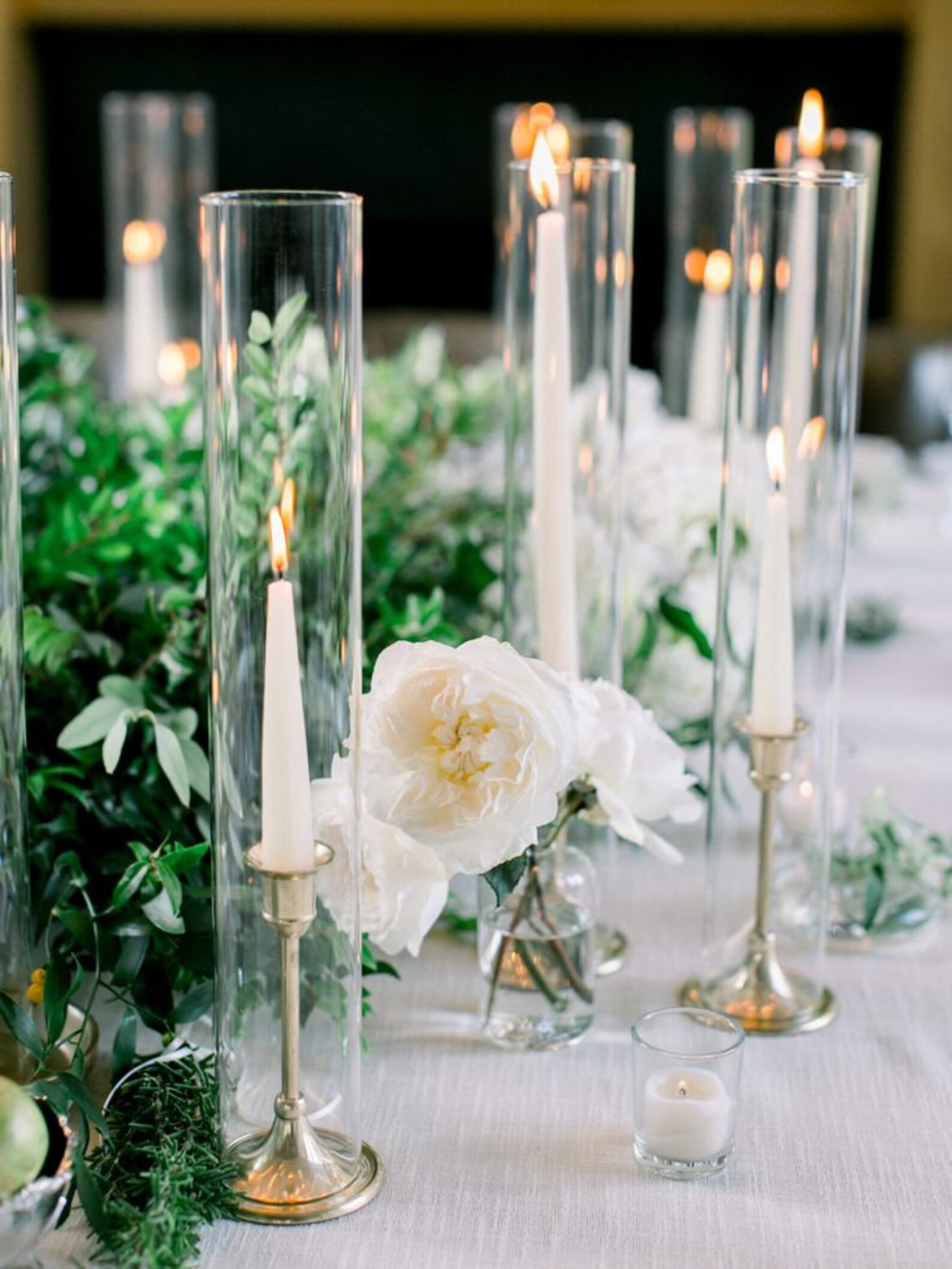 Glass Hurricane Tube Shades for Candlesticks /taper Candle Etsy