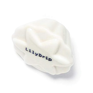 LOTOS opschenkkoffiezetter accessoire voor mandfilter, past op Hario V60, origami-brouwer, keramische koffie opgiet
