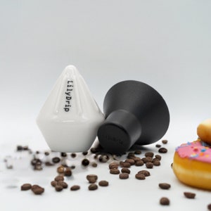 Donut keramisch opschenkkoffieaccessoire voor snel debiet, past op opschenkkegel, Hario V60, origami-brouwers