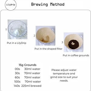 LilyDrip Keramik-Aufsatz für Filterkaffee, passend für Filterkaffeemaschinen mit Kegelfilter, Hario V60 und Origami-Brühsysteme Bild 7