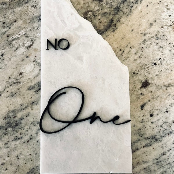 Stone Table Numbers - Etsy
