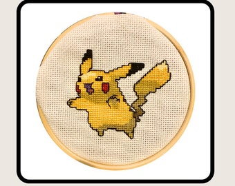 Pikachu  cross stitch pattern