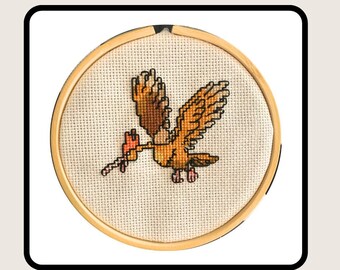 Fearow cross stitch pattern