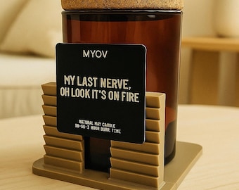 Universal Labeler Tool – Precise Label Application for Stickers on Essential Oils, Candles, Fragrances, Lip Balms & More