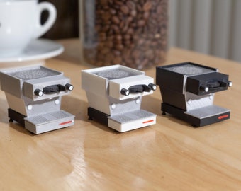 Mini La Marzocco Espressomaschine - 3D gedruckter Kaffee Barista Geschenk, Schreibtischdekor, Espresso Station Miniatur
