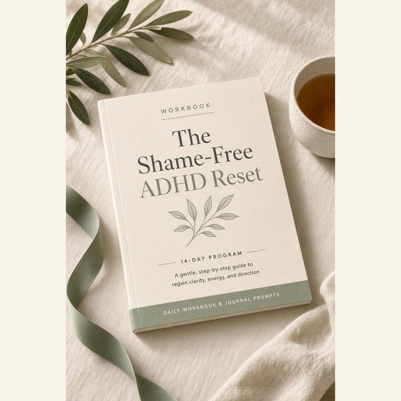 14 Day ADHD Reset Program Printable | Shame-Free Planner for Adults ...