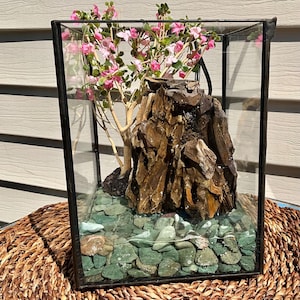 Handmade small dragon stone fountain