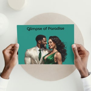 Biglietto d'auguri per coppie intime, fidanzamento, matrimoni, partenariati d'amore, PDF, A.I. Opera d'arte, Social media, Download digitale, GPT-4, Dall-E 3.