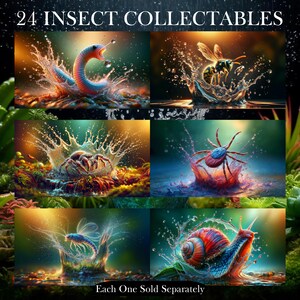 Butterfly Cascade, High-quality, A.I. Digital Download, Wall Art ...