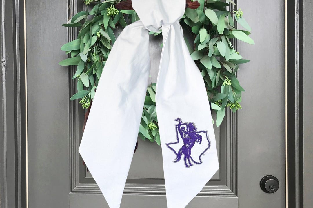 Tarleton Decor Tarleton Embroidered Door Sash | Tarleton Mom Mother’s Day Gift ...