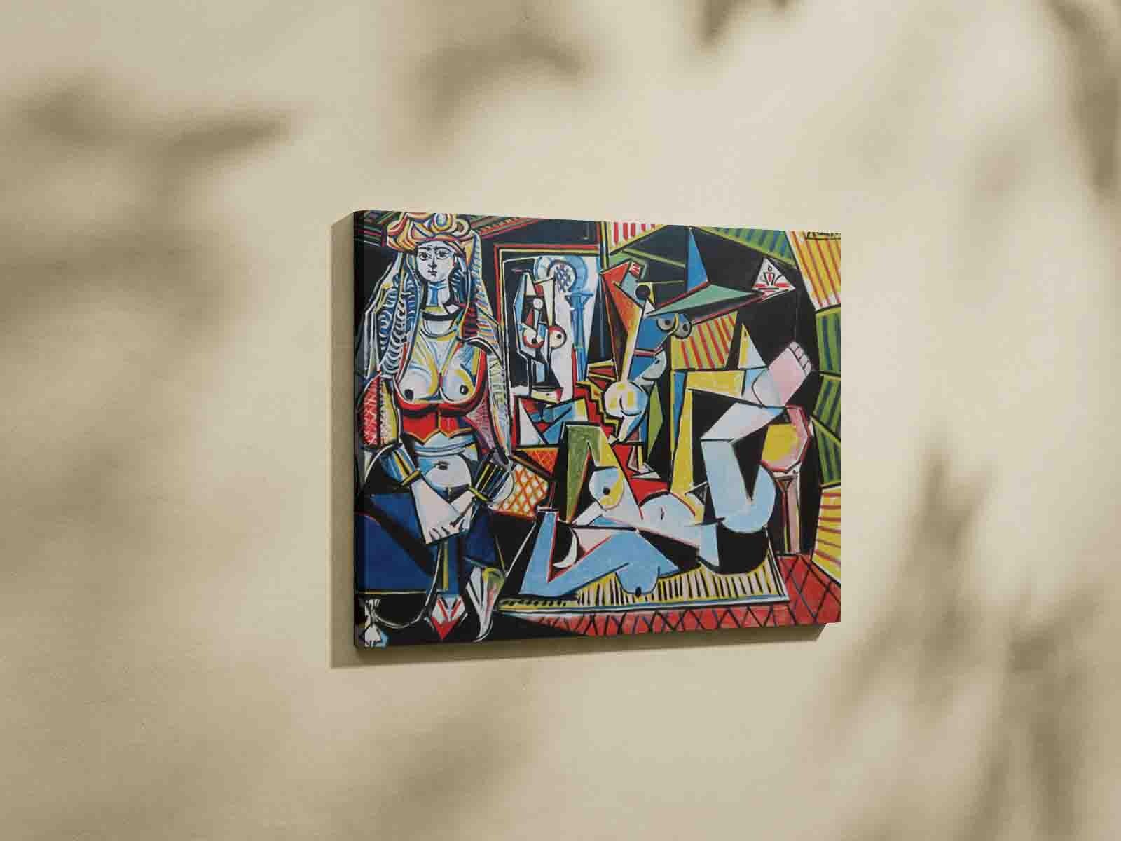 Picasso Algerian Women Canvas Painting, Les Femmes D'alger Wall