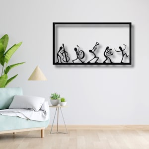 Dancing Playful Figures: Whimsical Home Decor, Unique Art Statues & Gift for Dance Lovers, Playful Figurines for Every Occasion