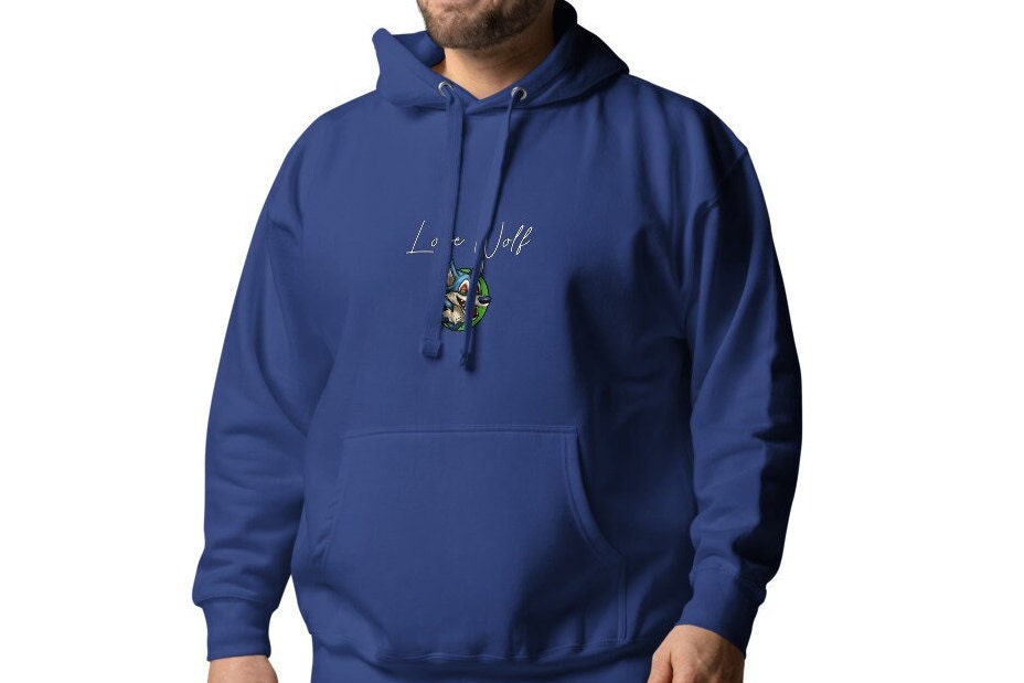 Lone Wolf Hoodie - Etsy