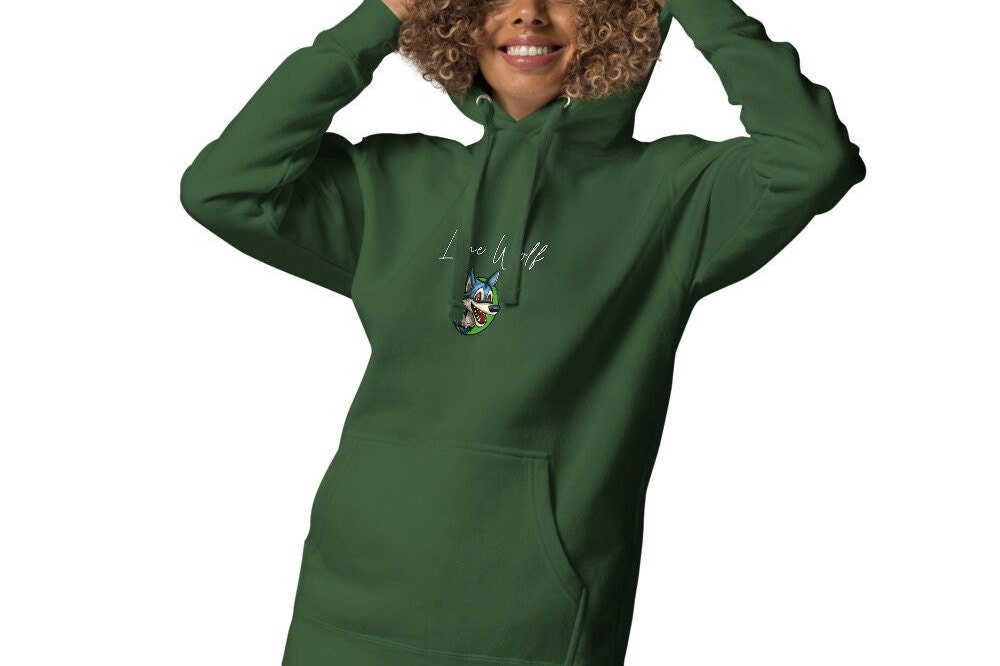 Lone Wolf Hoodie - Etsy