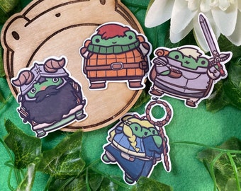 Anime Frogs Vol. 2 Vinyl stickers