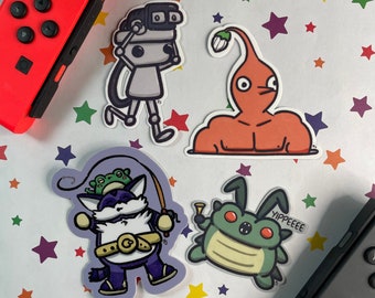 Pegatina de videojuego Doodle / Bonita, pegatina, paquete de pegatinas