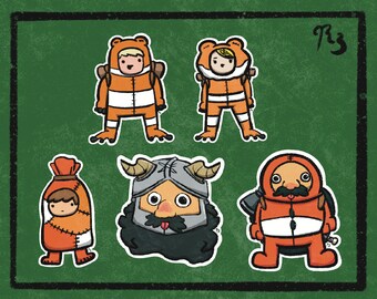 Ranas de Doodle Dungeon