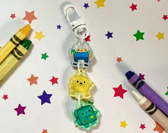 Doodle Time Acrylic Link Charm
