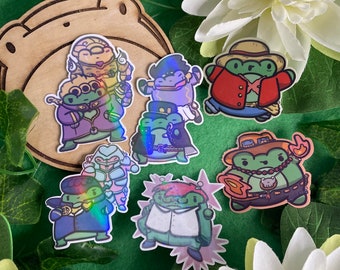 Anime Frogs Vol. 1 Vinyl stickers
