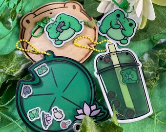 Large Acrylic Froggy Charms
