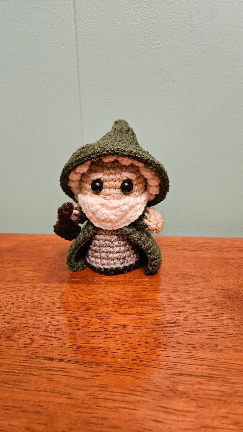 Crocheted Mini Wizard - Etsy