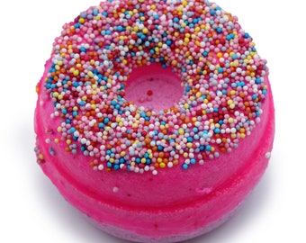 Bath Bomb | Raspberry Donut | Extra Large 180g