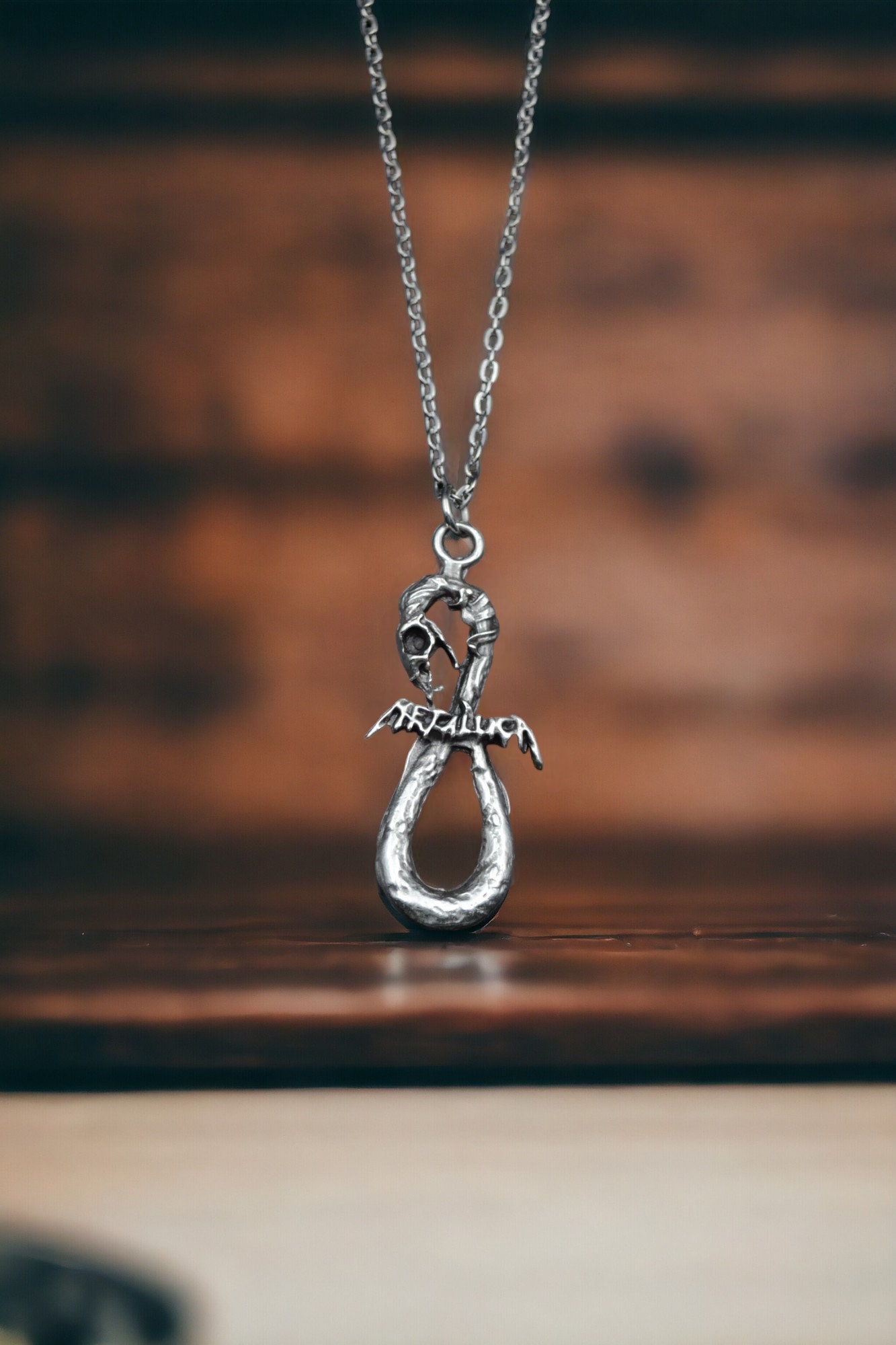 Pendentif Chaîne Linkin Park Noir Avec Chaîne Offerte - Neuf Avec étiquettes