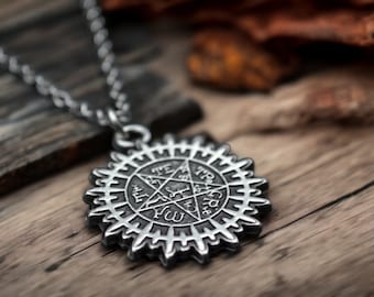 Anime Black Butler Necklace - Kuroshitsuji Anime - Contract Seal Pendant for Cosplay - Japanese Anime Charm