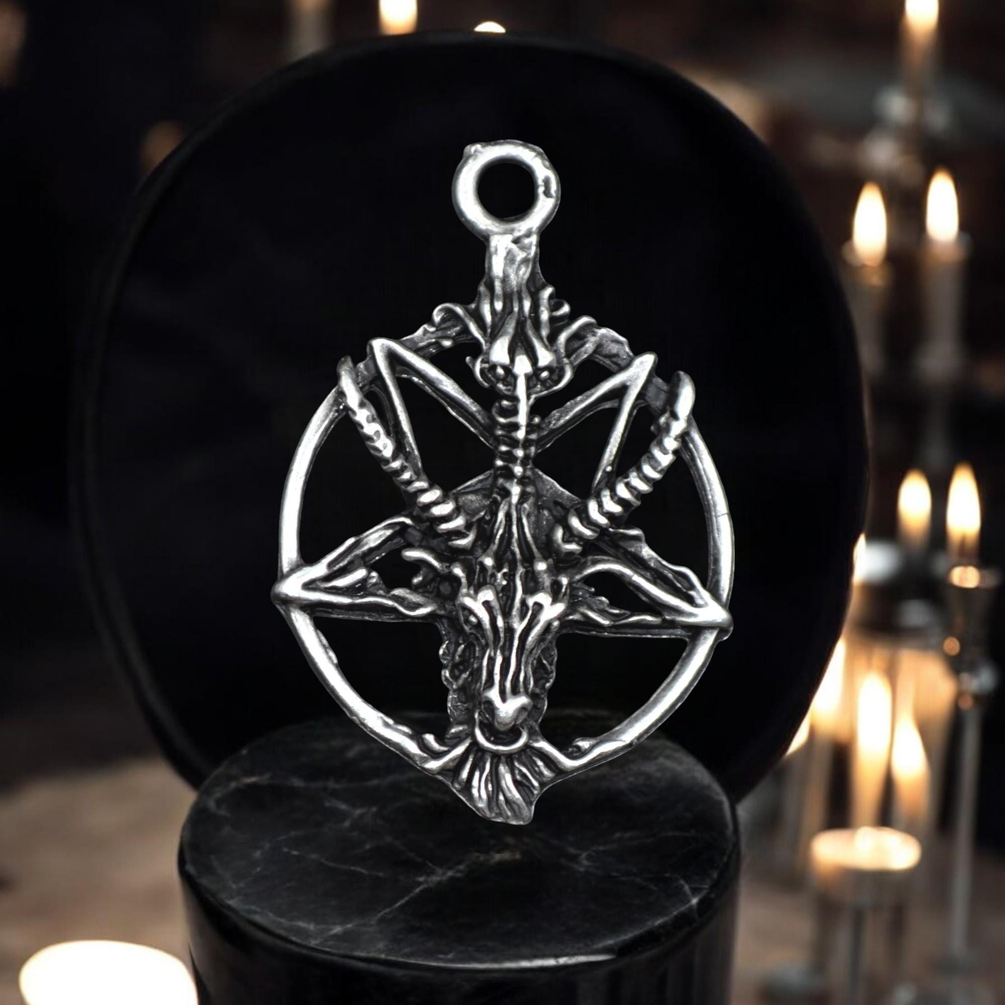 Pentagramma Testa Di Capra Satanica Simbolo Satanico - Immagini