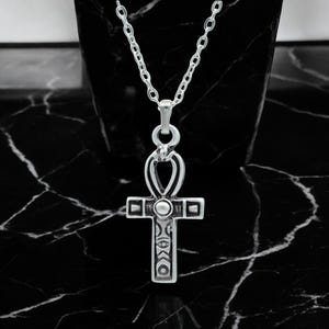Ankh Symbol Necklace, Key of Life Pendant, Ancient Egyptian Jewelry, Gift for Men and Women, Symbol of Eternal Life