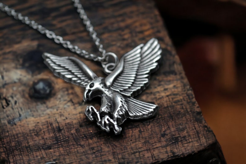 American Eagle Necklace Symbol of Freedom and Strength Majestic Bald ...