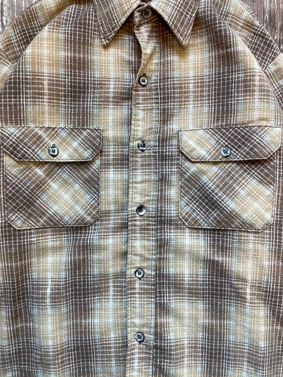 Vintage 80s Flannel Shirt - image 2