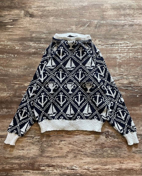 Vintage 90s Lands End Knit Sweater