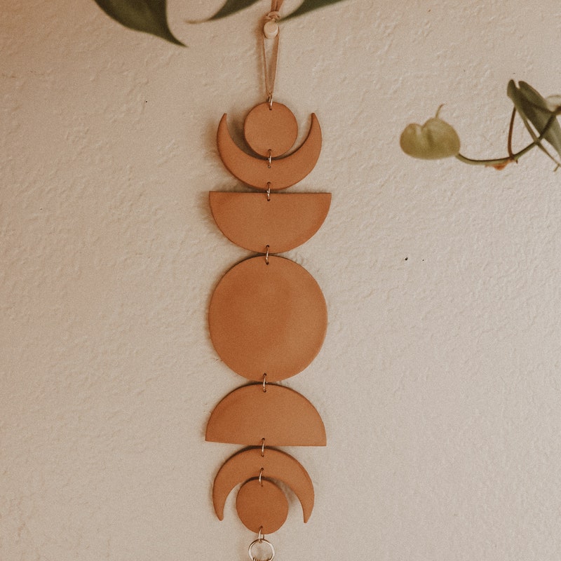 Brass Moon Hanging Decor - Etsy